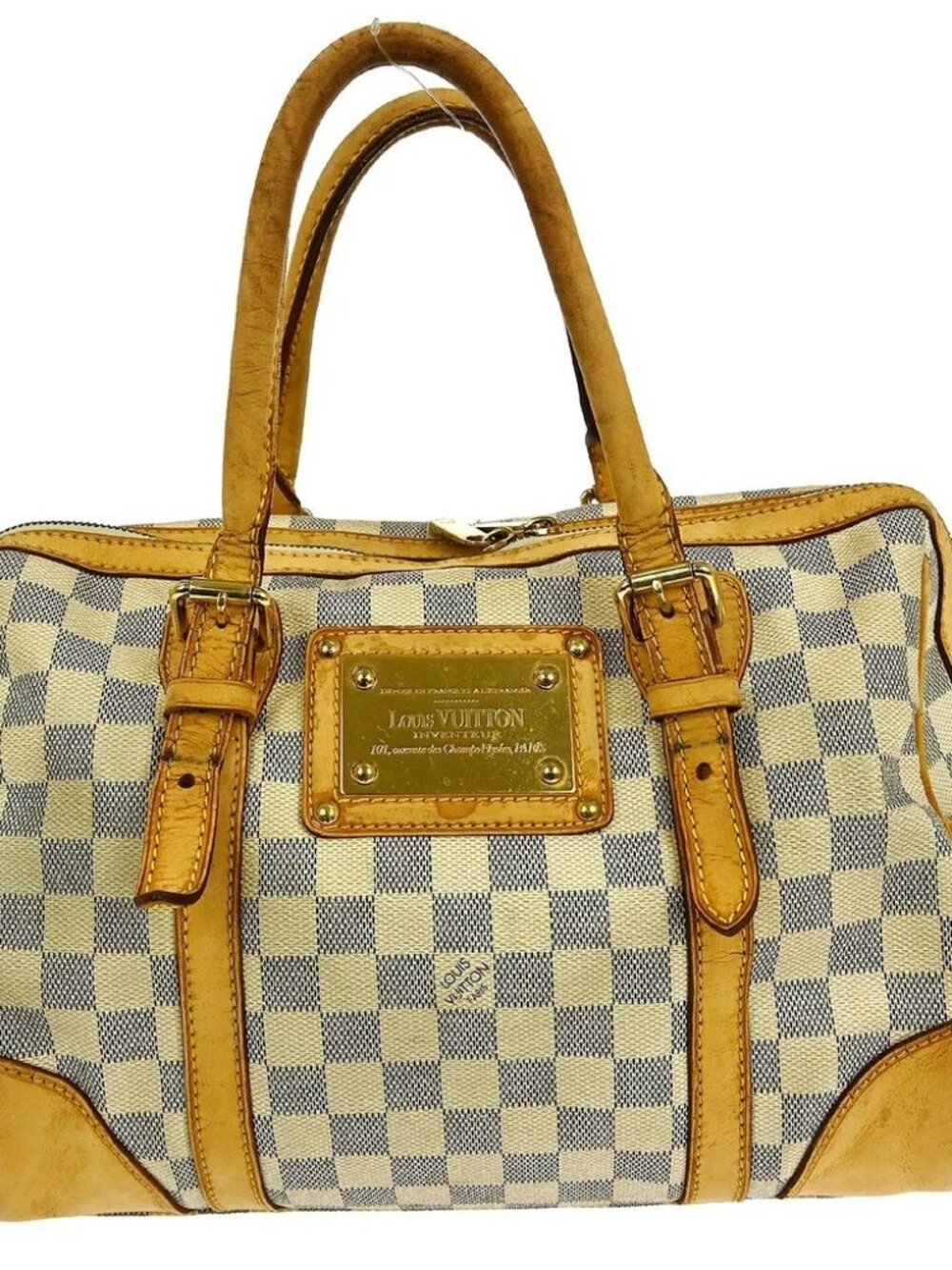 LOUIS VUITTON DAMIER AZUR BERKELEY HANDBAG